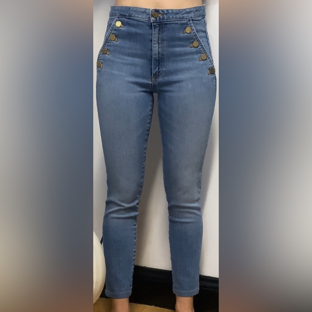 Ramy Brook Sky Blue Skinny Jeans